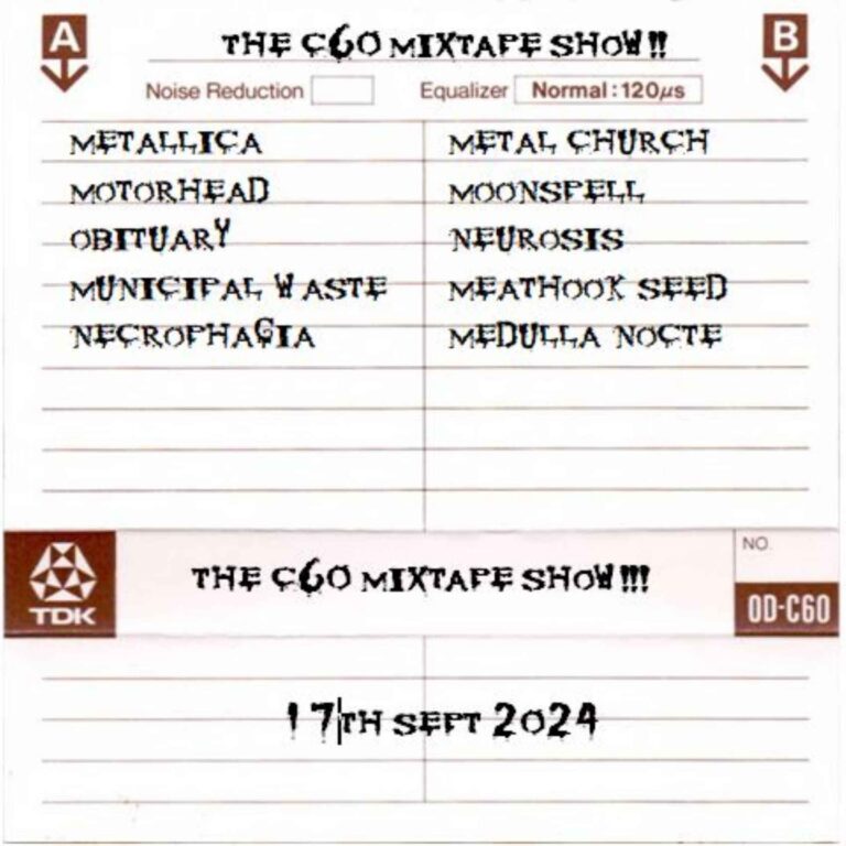 The C60 Mixtape Show 17th September 2024