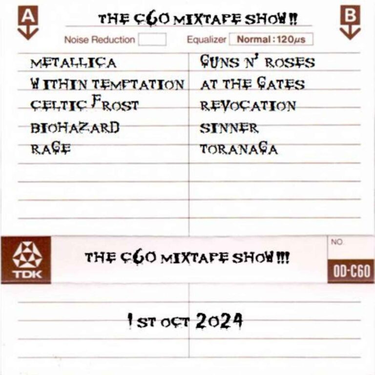 The C60 Mixtape Show 1st October 2024